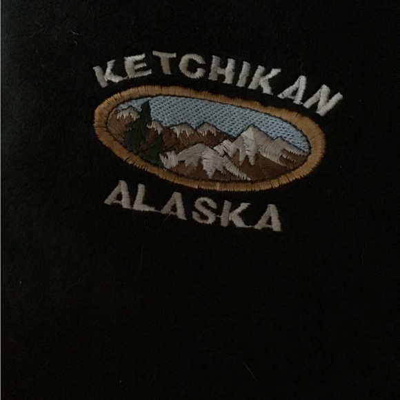 KETCHIKAN ALASKA Fleece Jacket, XXL, Black, - Picture 4 of 5